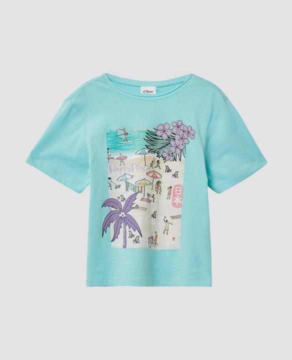 Produktbild S.Oliver T-Shirt Oversized-Shirt mit Fotoprint (104, 110)