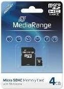 Actual product image MediaRange MR956 (4 GB, microSDHC, U1)