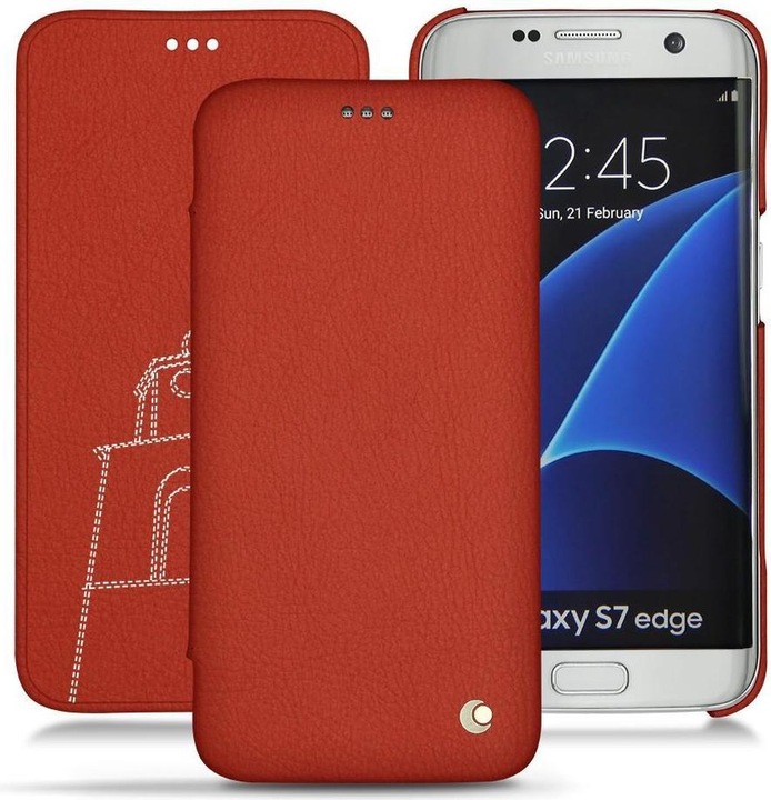 Actual product image Noreve Leather case horizontal (Samsung Galaxy S7 Edge)