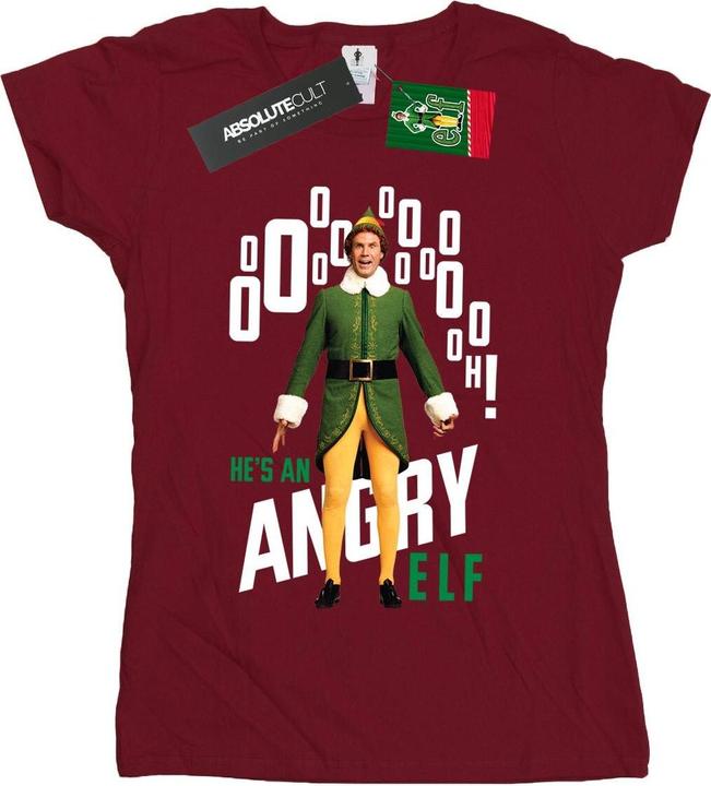 Actual product image Elf Womens/Ladies Angry Cotton T-Shirt (XXL)