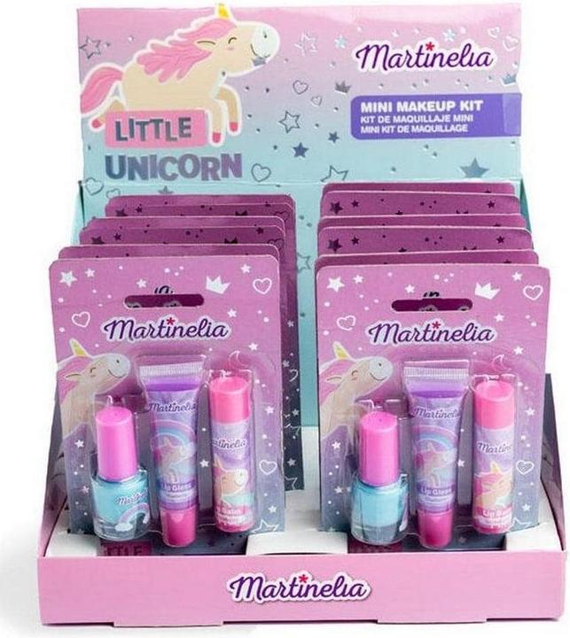 Actual product image Martinelia Unicorn Make-Up Trio Varnish Gloss and Lip Balm Mini Set