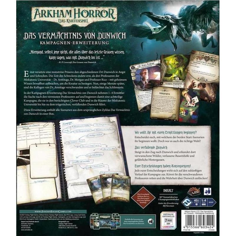 Thumbnail - FFG Arkham Horror: Das Vermächtnis von Dunwich (Deutsch)