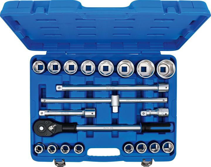 Actual product image BGS Socket Set | 20 mm (3/4") Drive | 21 pcs. (3/4")