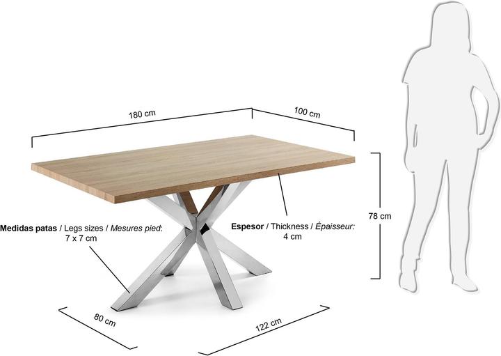 Actual product image Kave Home Arya (100 x 180 cm)