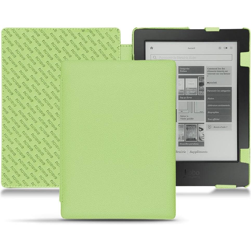 Noreve Lederschutzhülle horizontal (Aura H2O), Tablet Hülle, Grün