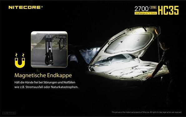 Produktbild Nitecore HC35 inkl. NL2140HP (2700 lm)