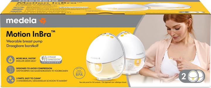 Actual product image Medela Motion InBra Doppelmilchpumpe