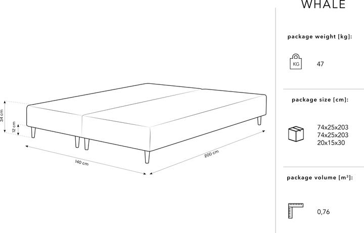 Actual product image Micadoni Whale (140 x 200 cm)