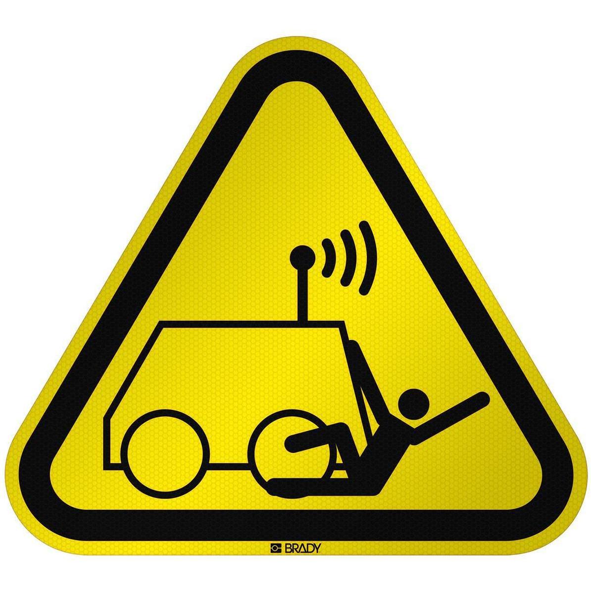 Brady, Etiketten, ISO Safety Sign Warning Run