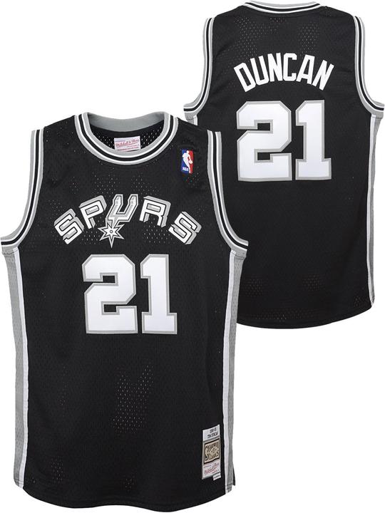 Immagine prodotto Mitchell & Ness Maglia Swingman Bambini San Antonio Spurs Tim Duncan US8 (140, 146)