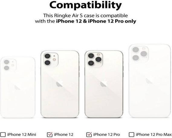 Produktbild Ringke Air S Ultra-thin Cover Gel TPU Case for iPhone 12 Pro (Apple iPhone 12 Pro)