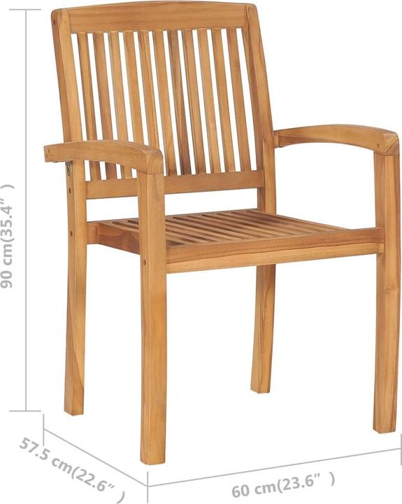 Actual product image vidaXL Gartenstuhl
