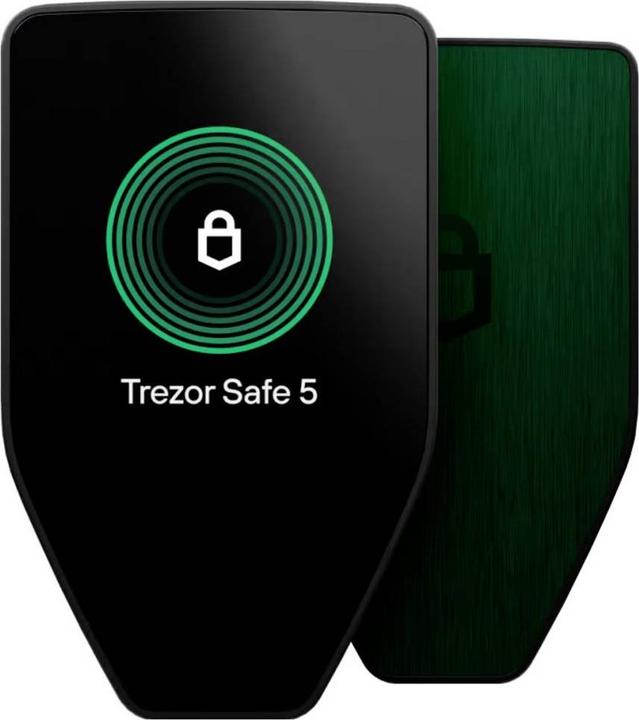 Actual product image Trezor Safe 5 - Green Beryl (Bitcoin, Others, Dogecoin, Ethereum Classic)