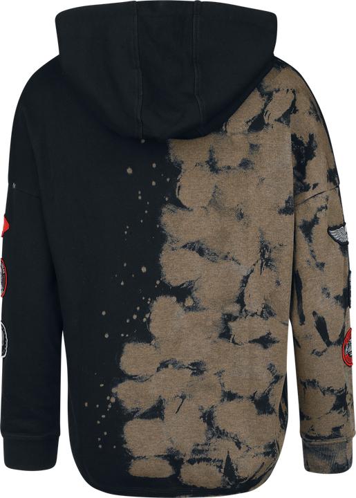 Produktbild Rock Rebel by EMP Hoody Spray Bleach Look (S)