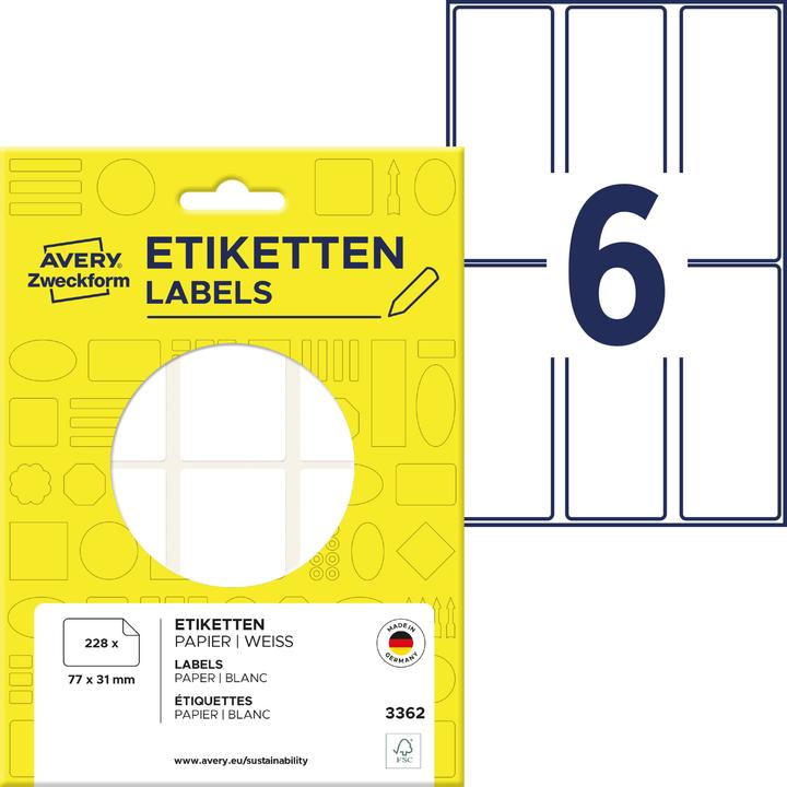 Image du produit Avery Étiquettes Vielzweck