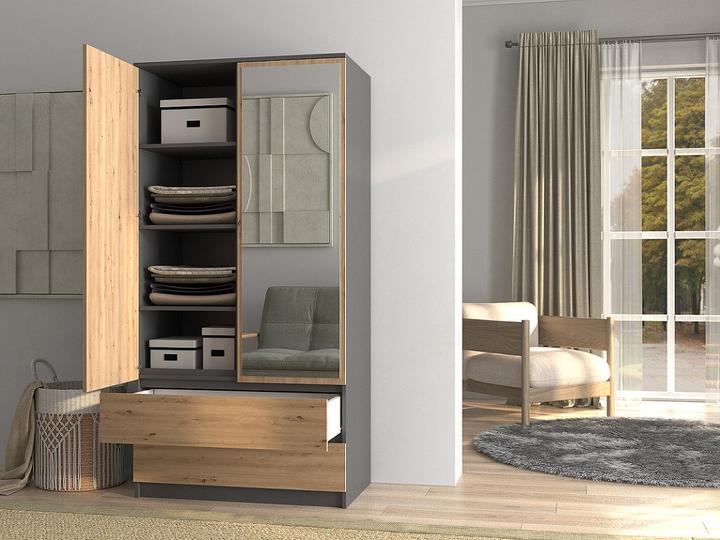 Image du produit Topeshop Szafa Malwa (90 x 50 x 180 cm)