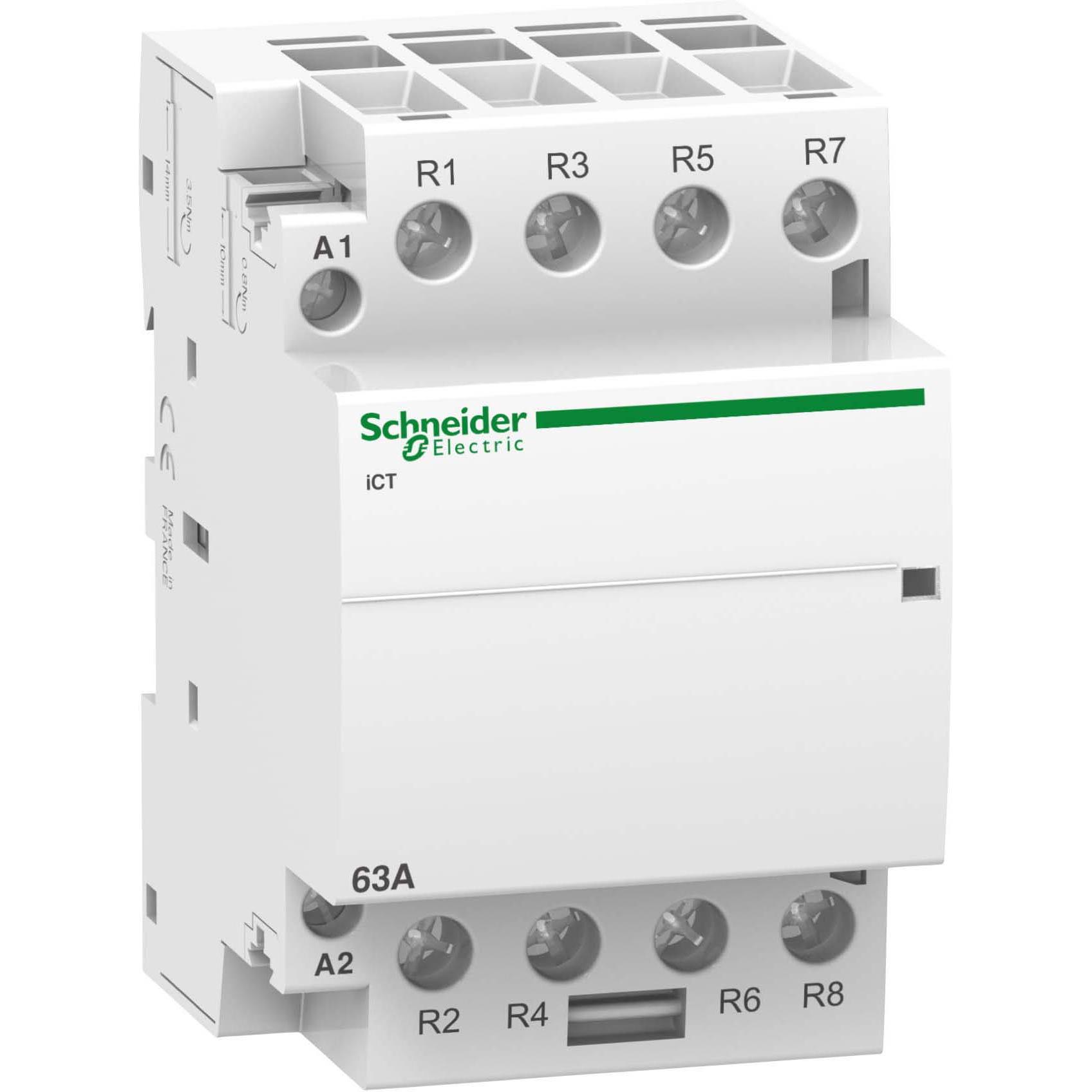Schneider Electric SE A9C20167 Inst.SchÃ¼tz ICT 4Ã 63A 24VAC, Elektronikzubehör + Gehäuse