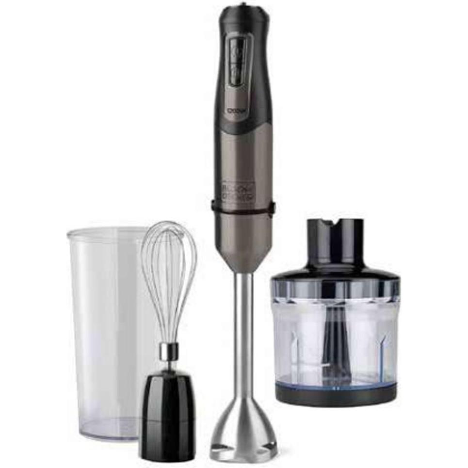 Black & Decker Frullatore a mano, Frullatore a immersione, Nero