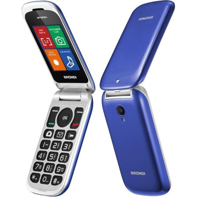 Brondi STONE+ (2.40", 1.30 Mpx), Tastenhandy, Blau