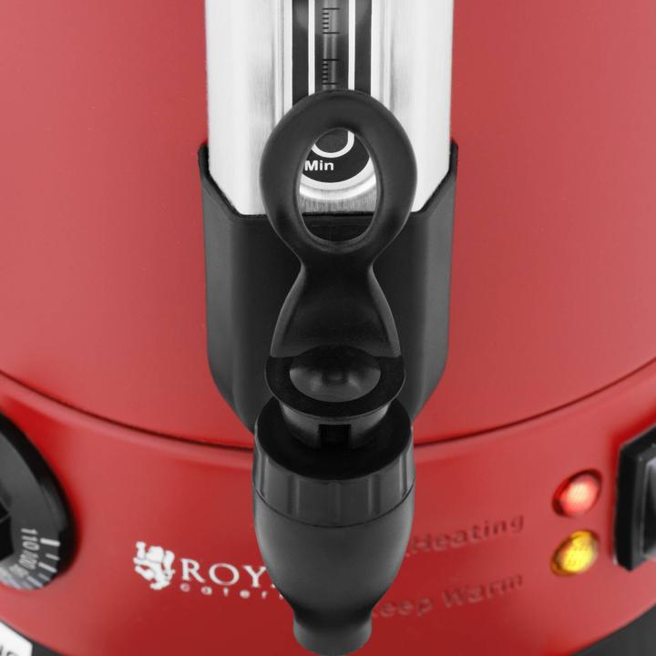 Actual product image Royal Catering Kettle - 6.1 L - 1500 W - Red