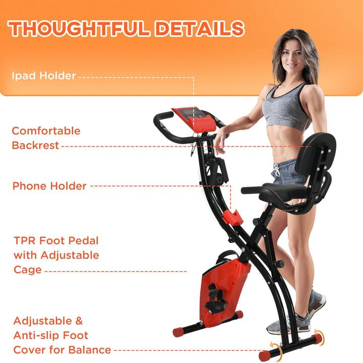 Actual product image Homcom Bike trainer with LCD display