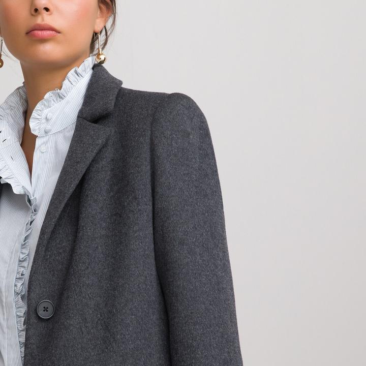 Actual product image La Redoute Collections Coat with button fastening
