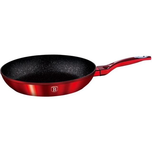 BerlingerHaus GRANITE FRY 30cm Red METALLIC LINE BH-1254, Pfanne + Kochtopf, Rot