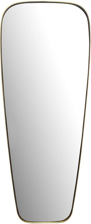 FineBuy Wandspiegel Flurspiegel Rechteckig Gold 100 cm Spiegel Hängespiegel