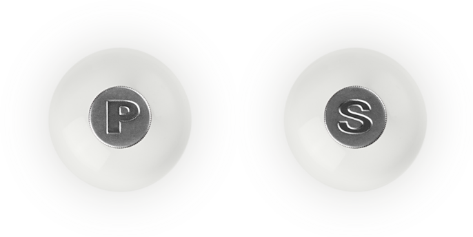 Actual product image Le Creuset Salz- & Pfefferstreuer (Pepper, Salt)