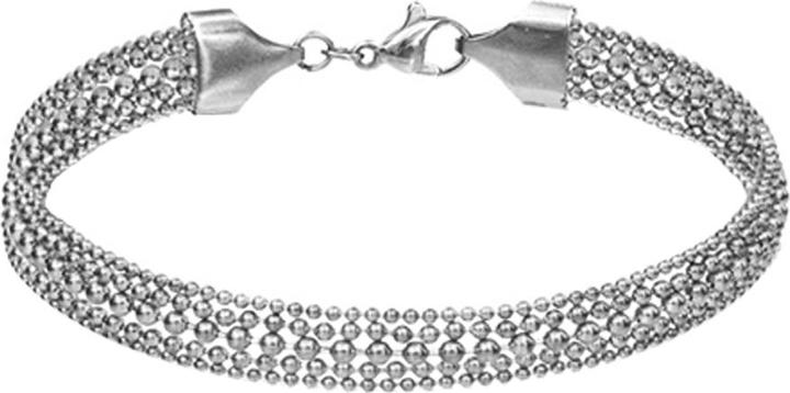 Produktbild Star Piercing Armkette silber fünf einzelne Kugelketten gemischt (18 cm, ohne Messing)