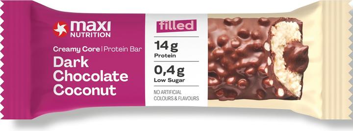 Produktbild Maxi Nutrition MAXI N. Proteinriegel 125482 DarkCocolate Coconut 12x45g (12 Stk., 540 g)