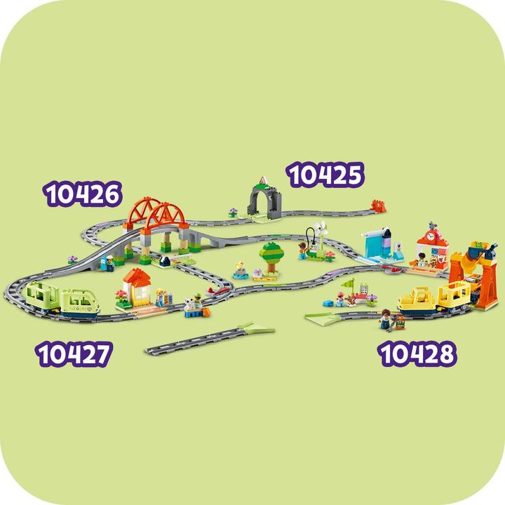 Image du produit LEGO Tunnel ferroviaire et rails - Kit d'extension (10425)
