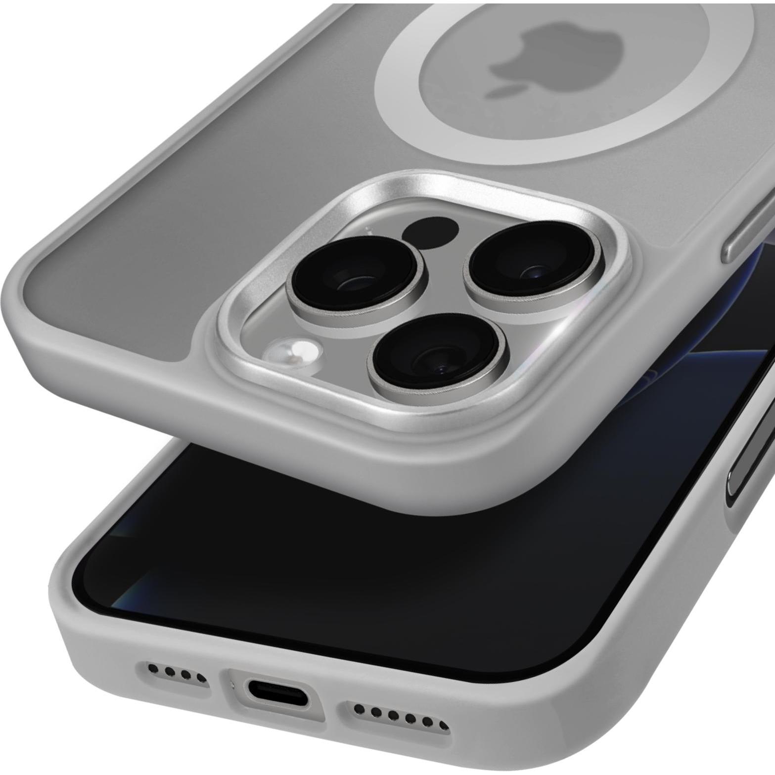 Thumbnail - Avizar Frost Color Case (Apple iPhone 16 Pro Max), Smartphone Hülle, Grau