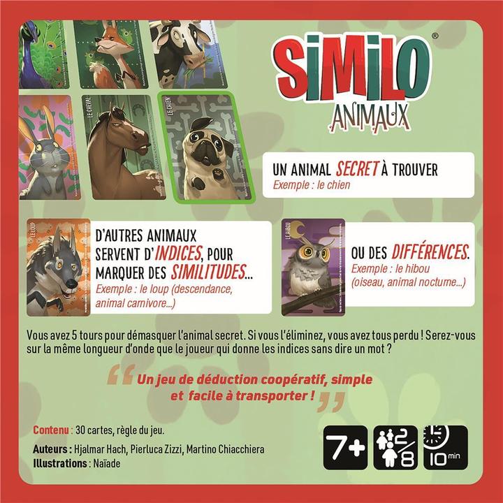 Immagine prodotto Gigamic Similo Animaux f (Francese, 2 - 8 Giocatori)
