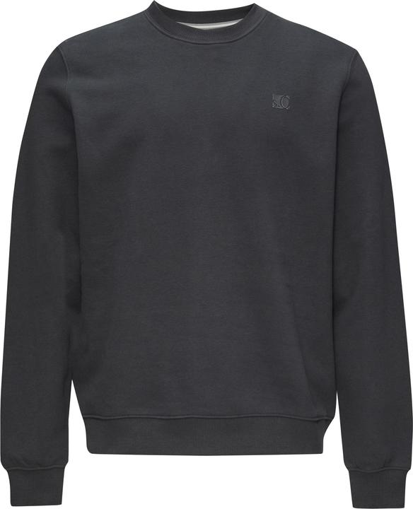 Produktbild s.Oliver Sweatshirt Sweatshirt aus Baumwollmix mit Logo-Detail (S)