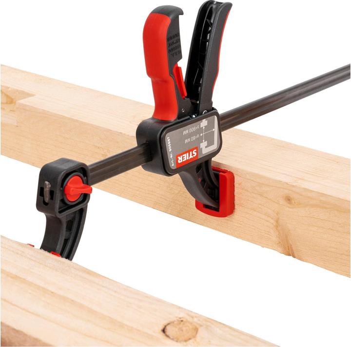 Produktbild Stier Einhandzwinge 900 mm Spannweite 80 mm Ausladung (900 mm)