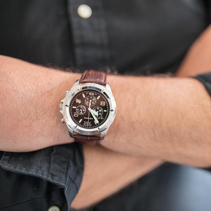 Image du produit M Watch Mondaine Drive - WBD.16420.LG (Chronographe, Swiss Made, 42 mm)