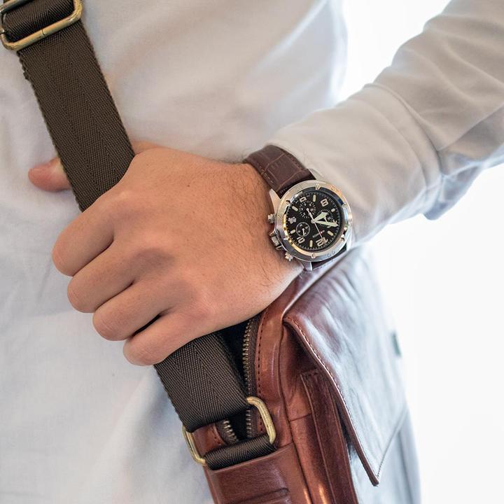 Image du produit M Watch Mondaine Drive - WBD.16420.LG (Chronographe, Swiss Made, 42 mm)