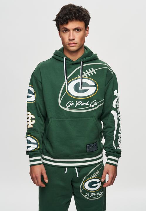 Immagine prodotto Recovered Re:felpa con cappuccio in pile - PATCHES Green Bay Packers (L)