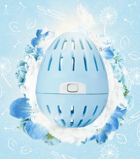 Actual product image Ecoegg Waschei Fresh Linen (70 Washing cycles, Laundry beads)