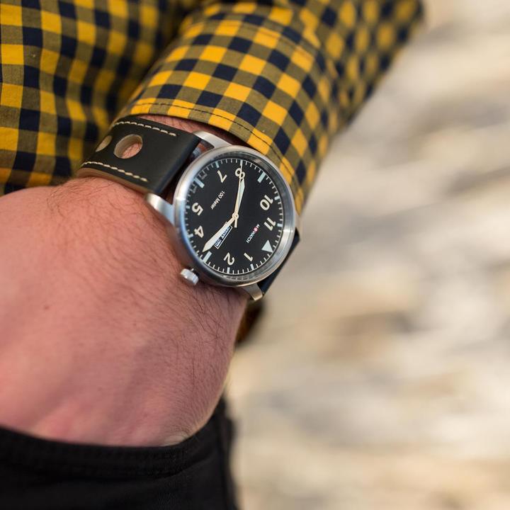 Actual product image M Watch Mondaine Aero (Analogue wristwatch, Swiss made, 45 mm)