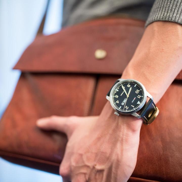 Actual product image M Watch Mondaine Aero (Analogue wristwatch, Swiss made, 45 mm)