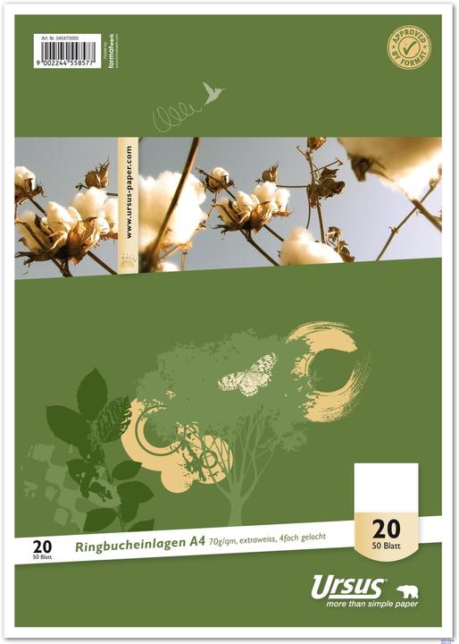 Produktbild Ursus Ringbucheinlage