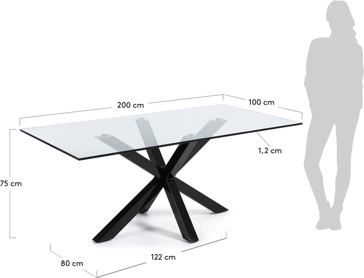Actual product image Kave Home Arya (100 x 200 x 75 cm)