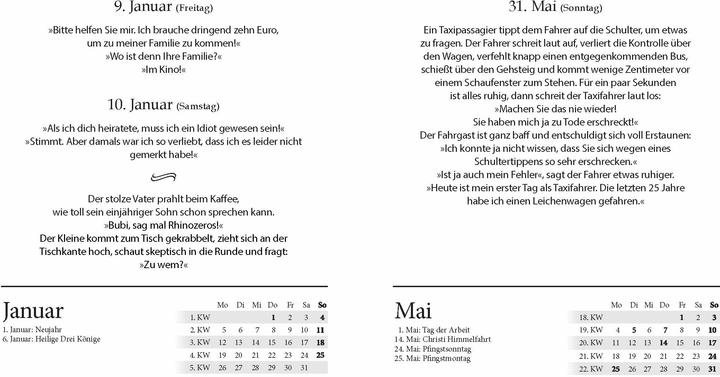 Produktbild Witzekalender 2026