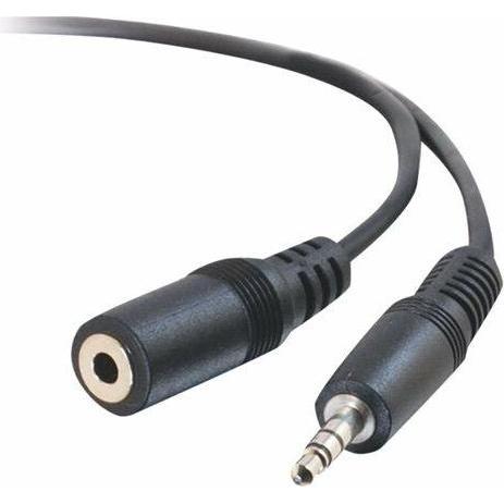 C2G Kabel / 3 m 3,5 mm Stereo Audio EXT M/F (3 m, Verlängerung), Audio Kabel