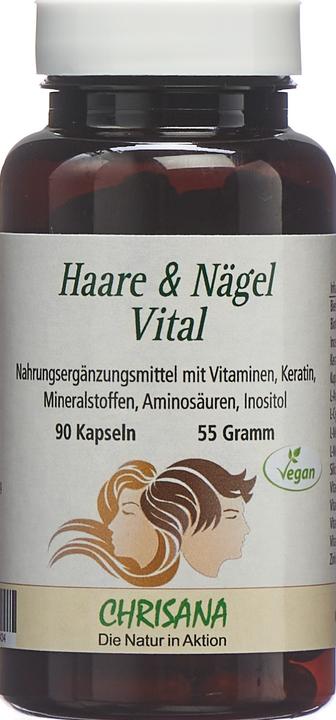 Actual product image Chrisana Haare & Nägel Vital Kaps (90 pcs., Capsules, 79 g)
