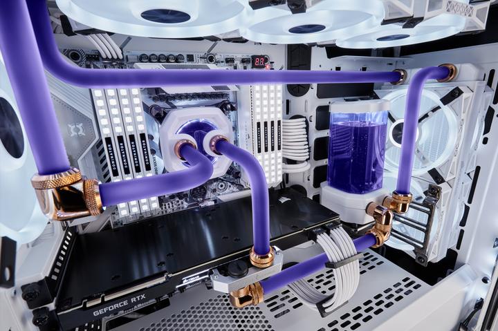 Actual product image Corsair CX-9059004-WW Computer Cooling Component Coolant Tube 3 Piece(s) Transparent (1 m, Plastic)