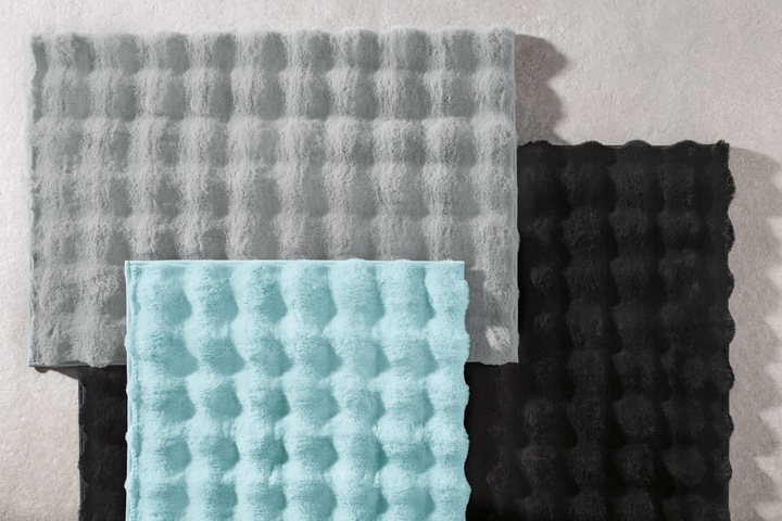 Produktbild Kleine Wolke Badteppich Cloud 70 x 120 cm, Schwarz (70 x 120 cm)