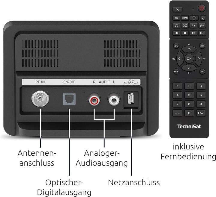 Image du produit TechniSat Radio numérique 10 IR (Tuner radio)
